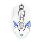 K-Snake Q18 9 Keys 6400DPI Glowing Machine Wired Gaming Mouse, Cable Length: 1.5m(White)
