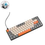 ZIYOU LANG T8 68 Keys RGB Gaming Mechanical Keyboard, Cable Length: 1.5m, Style: Micro Light Version Green Shaft