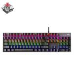 ZIYOU LANG K1 104 Keys Game Mixed Light Mechanical Wired Keyboard, Cable Length: 1.5m(Black Red Shaft)