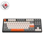 ZIYOU LANG K87 87-Keys Hot-Swappable Wired Mechanical Keyboard, Cable Length: 1.5m, Style: Red Shaft (Micr-light White Light)