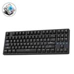ZIYOU LANG K87 87-Keys Hot-Swappable Wired Mechanical Keyboard, Cable Length: 1.5m, Style: Green Shaft (Black White Light)