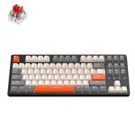 ZIYOU LANG K87 87-key RGB Bluetooth / Wireless / Wired Three Mode Game Keyboard, Cable Length: 1.5m, Style: Red Shaft (Micr-light)