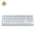 ZIYOU LANG K87 87-key RGB Bluetooth / Wireless / Wired Three Mode Game Keyboard, Cable Length: 1.5m, Style: Banana Shaft (White)