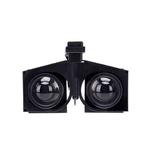 Vr fold V1 Panoramic View Convenient Folding VR Glasses(Black)