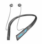 E68 Bluetooth V5.2 Earphones Magnetic Sport Neckband Wireless Headphones With Mic(Gentleman Black)