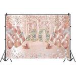 MDU05523 1.5m x 1m Rose Golden Balloon Birthday Party Background Cloth Photography Photo Pictorial Cloth