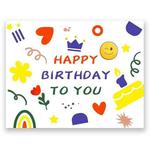 Birthday Party Background Cloth Decoration Shooting Cloth, Size: 125x100cm(Crown Smile Face)