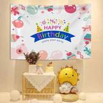 Birthday Background Cloth Cartoon Baby Photo Layout Cloth, Size: Short Plush 200x150cm(GT1845)