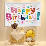 Birthday Background Cloth Cartoon Baby Photo Layout Cloth, Size: Brushed Cloth 230x180cm(GT1854)