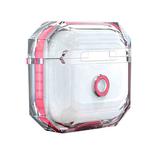 For AirPods 3 RJT-AP-03 Transparent Anti-fall Bluetooth Earphone Protective Sleeve(Red)