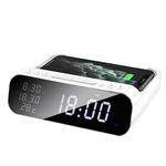 15W  5-in-1 Alarm Clock Mobile Phone Wireless Charger Fast Charging(White)