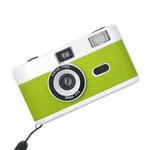 R2-FILM Retro Manual Reusable Film Camera for Children without Film(White+Green)