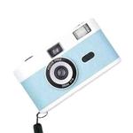 R2-FILM Retro Manual Reusable Film Camera for Children without Film(White+Blue)