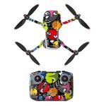 Sunnylife MM2-TZ452 For DJI Mini 2 Waterproof PVC Drone Body + Arm + Remote Control Decorative Protective Stickers Set(Big Eyes Monster)