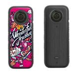 Sunnylife IST-TZ485 For DJI Insta360 X3 Panoramic Camera PVC Protection Scraper Film Stickers(Carnival+Drawing Black)