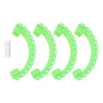 For DJI Avata BRDRC-9604 4pcs Drone Propeller TPU Protective Guard UAV Bumper Anti-collision Ring Cover(Green)