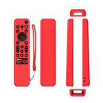 Y56 Voice Remote Silicone Anti-Fall Protective Case For Sony RMF-TX800U/C/P/T/900U(Red)
