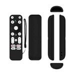 For ONN Android TV 4K UHD Streaming Device Y55 Anti-Fall Silicone Remote Control Cover(Black)