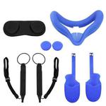 For Meta Quest 2 VR Controller Case Protective Cover Set(Blue)