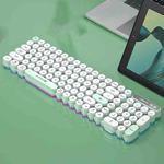 LANGTU OG102 Matcha Green Keyboard Mini Punk Bluetooth+Wireless+Wired Three Models Silent Keyboard