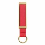PU Leather Metal Wrist Strap Cell Phone Holder Zinc Alloy Paste Desktop Stand(Red)