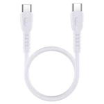 REMAX RC-C022 USB-C / Type-C To USB-C / Type-C PD 65W  Fast Charging Data Cable,Length 0.3m(White)