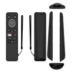 For Realme 32/43 Inch Y41 TV Remote Control All-Inclusive Anti-Drop Silicone Protective Case(Black)