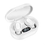 E7s Digital Sports Waterproof TWS Bluetooth 5.0 In-Ear Headphones(White)