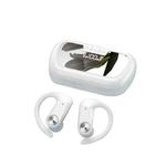 Q2S Wireless Bluetooth Earphone Can Insert TF Card Digital Display TWS Earphone(White)