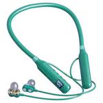 G72 Hanging Neck Card Insertable Digital Display Noise Reduction Wireless Bluetooth Earphone(Green)