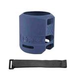 For Sony SRS-XB13 Speaker Silicone Case With Hook And Loop Fastener Strap(Blue)