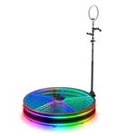 80cm 360 Photo Booth Electric Rotating Small Stage For Parties and Weddings