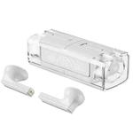 LB83 With Transparent Charging Bin Business Stereo Bluetooth Earphone(White)