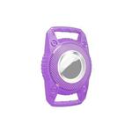For AirTag Protective Case Three-proof All-inclusive IPX7 Waterproof Locator Cover(Purple)