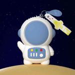 6052 Cartoon Space Man Fan With Lanyard Portable Mini USB Charging Handheld Fan(Purple)