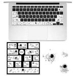 for Macbook Air 13.3 inch 5pcs Laptop Keyboard PVC Sticker(Astronaut)