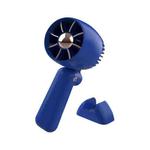 KD179 Folding Handheld Fan USB Charging Mini Portable Fan(Blue)