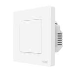 Tuya ZigBee Smart Single-fire Zero-fire Sharing Timing Voice Wall Switch EU Plug, Style: 1 Way (White)