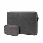 ND12 Lambskin Laptop Lightweight Waterproof Sleeve Bag, Size: 13.3 inches(Deep Gray with Bag)