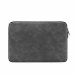 ND12 Lambskin Laptop Lightweight Waterproof Sleeve Bag, Size: 14.1-15.4 inches(Deep Gray)
