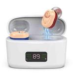 Z-127D In-ear Sound Amplifier Digital Display Hearing Aid Earphone(Red and Blue)