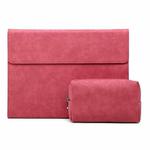 For Xiaomi 5/Pro/5G 11 inch All-inclusive Anti-drop Tablet Magnetic Protective Case with Pen Slot(Red+Power Bag)