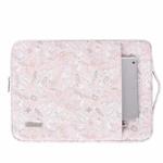 G4-89  PU Laptop Case Tablet Sleeve Bag with Telescoping Handle, Size: 13 Inch(Light Pink)