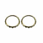 For Xbox One Elite 5pairs 3D Replacement Ring Handle Accessories, Color: Gold Plating