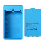 Q6 Removable 6 Sections 18650 Battery Box Charger Case, Style: Ordinary(Blue)