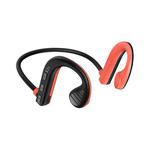 W10 Bone Conduction Wireless Portable Hanging Ear IPX5 Waterproof Noise Reduction Bluetooth Earphone, Style: Boxed(Black+Orange)