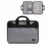 Baona BN-I003 Oxford Cloth Full Open Portable Waterproof Laptop Bag, Size: 16/17 inches(Grey)