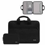 Baona BN-I003 Oxford Cloth Full Open Portable Waterproof Laptop Bag, Size: 16/17 inches(Black+Power Bag)