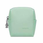 Baona BN-G003 Leather Mini Portable Multifunctional Digital Storage Bag(Zipper Green)