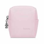 Baona BN-G003 Leather Mini Portable Multifunctional Digital Storage Bag(Zipper Purple)